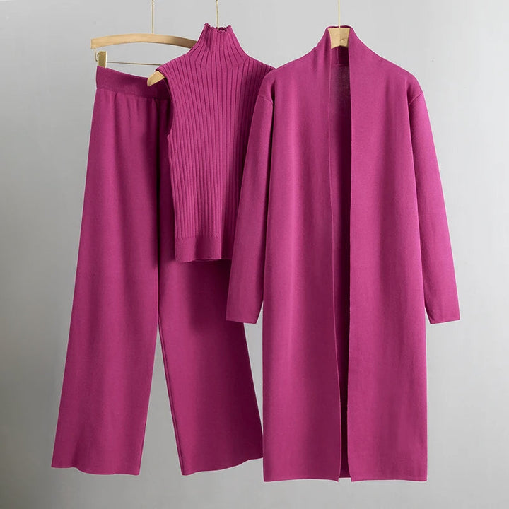 Ensemble 3 pièces élégant, polyvalent et confortable pour femmes