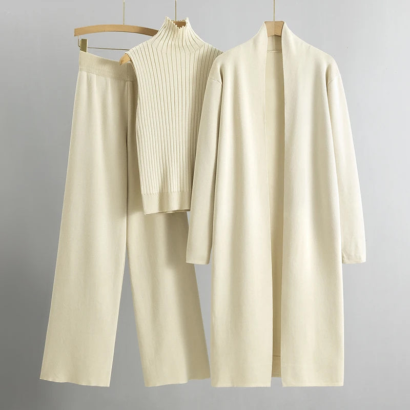 Ensemble 3 pièces élégant, polyvalent et confortable pour femmes