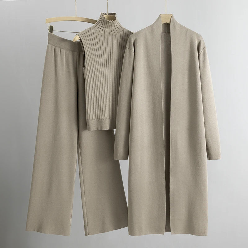Ensemble 3 pièces élégant, polyvalent et confortable pour femmes