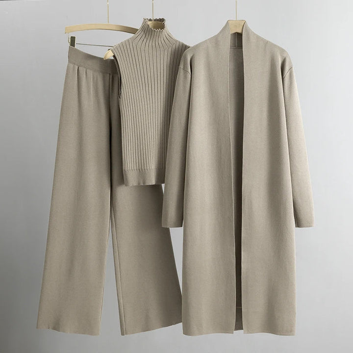 Ensemble 3 pièces élégant, polyvalent et confortable pour femmes