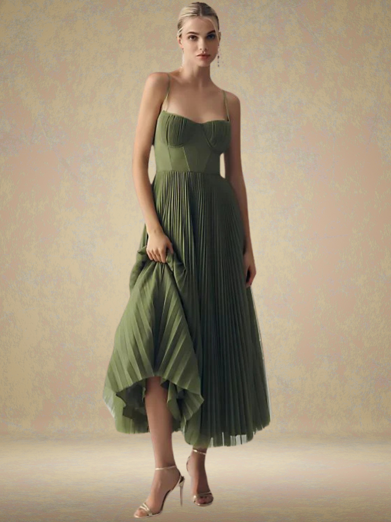 VERONIQUE | Robe Maxidress Verte