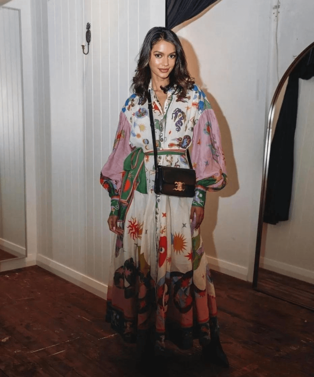Dorthe - Robe maxi italienne élégante.