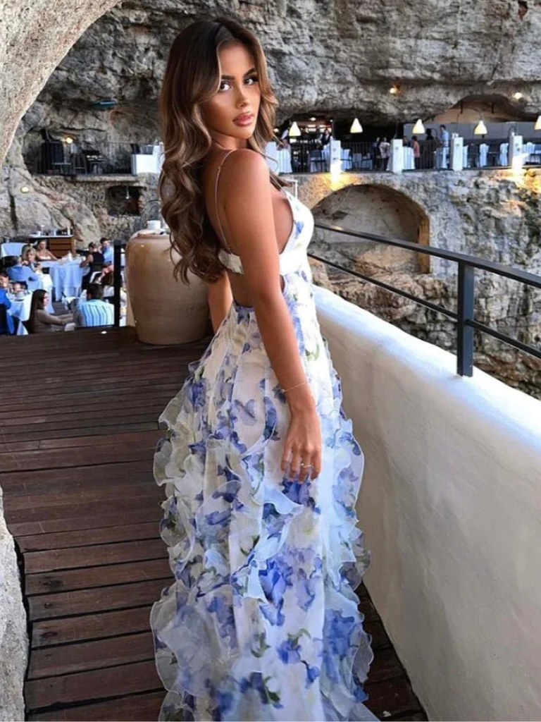 ROBE MAXI ROMANTIQUE