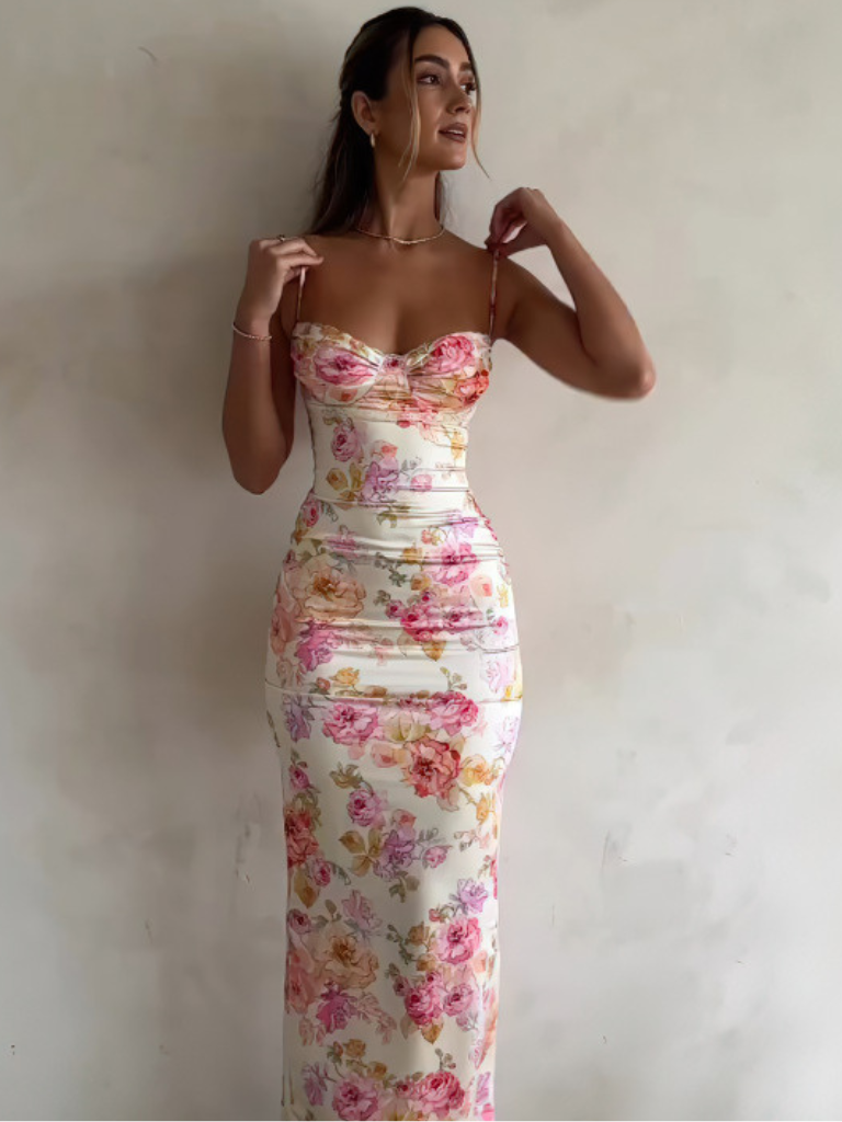 FLEUR DE MINUIT MAXIKLEID