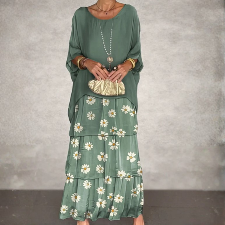 Lara | Robe maxi fluide élégante