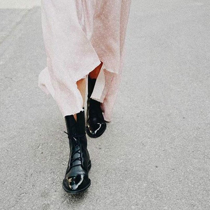 Bottes à lacets orthopédiques pour femmes avec soutien de la voûte plantaire, imperméables, bottes d'hiver