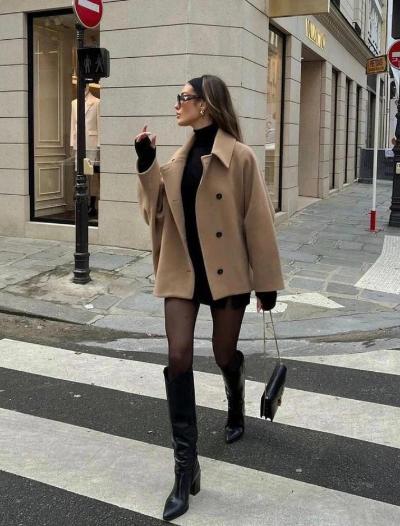 Manteau d'hiver oversize pour femmes avec boutons – coupe raffinée pour le quotidien et les loisirs