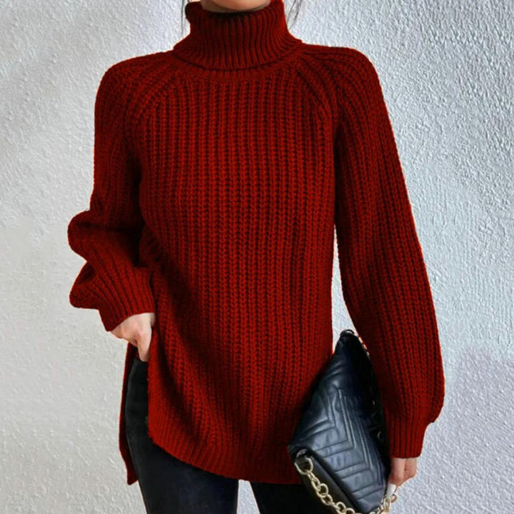 Pull à col roulé élégant, confortable et polyvalent pour femmes