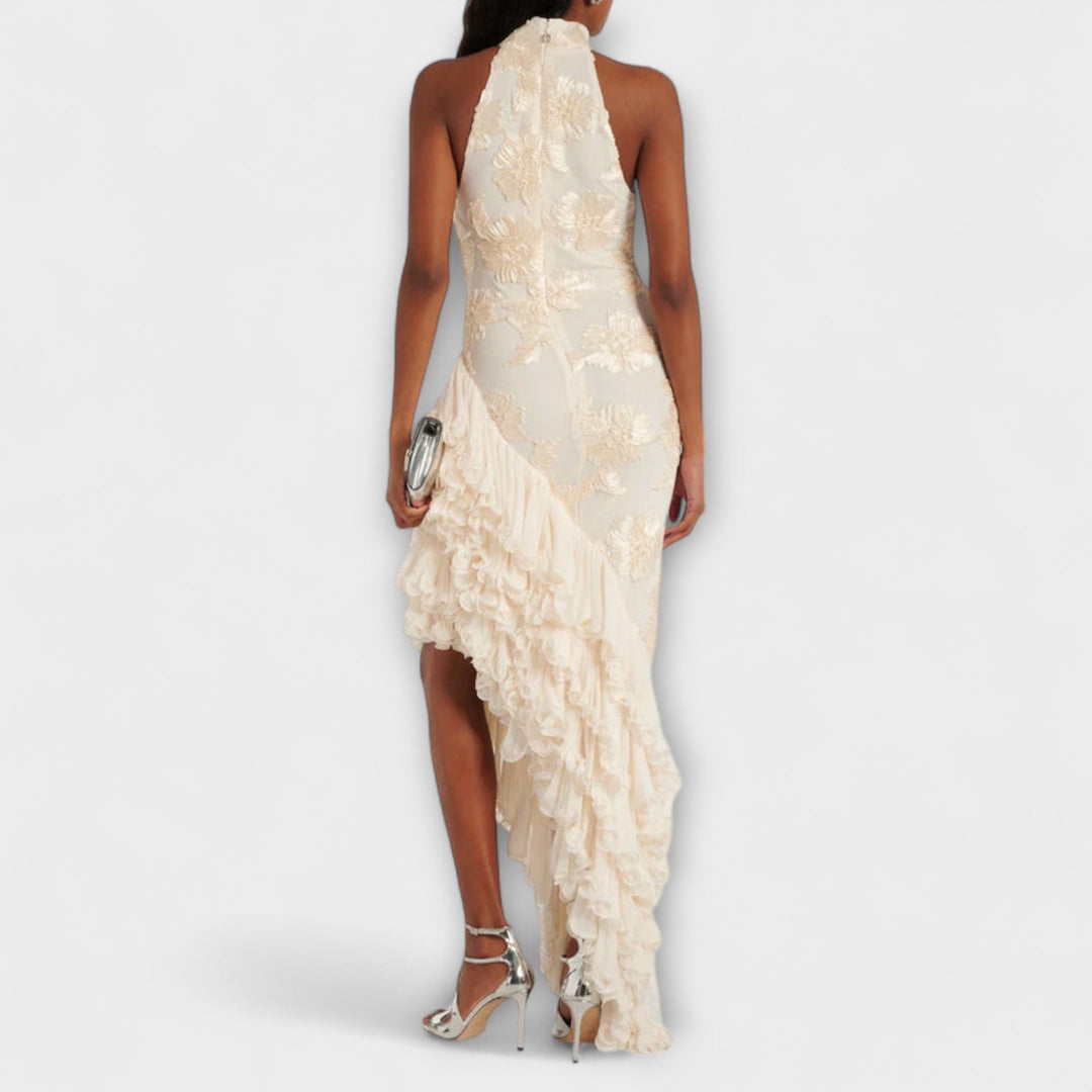 Karen - Robe maxi avec motif d'application floral