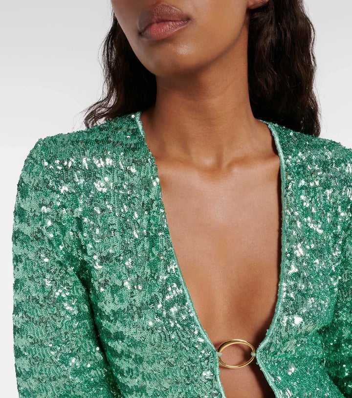 Robe de soirée mini à manches longues pour femmes