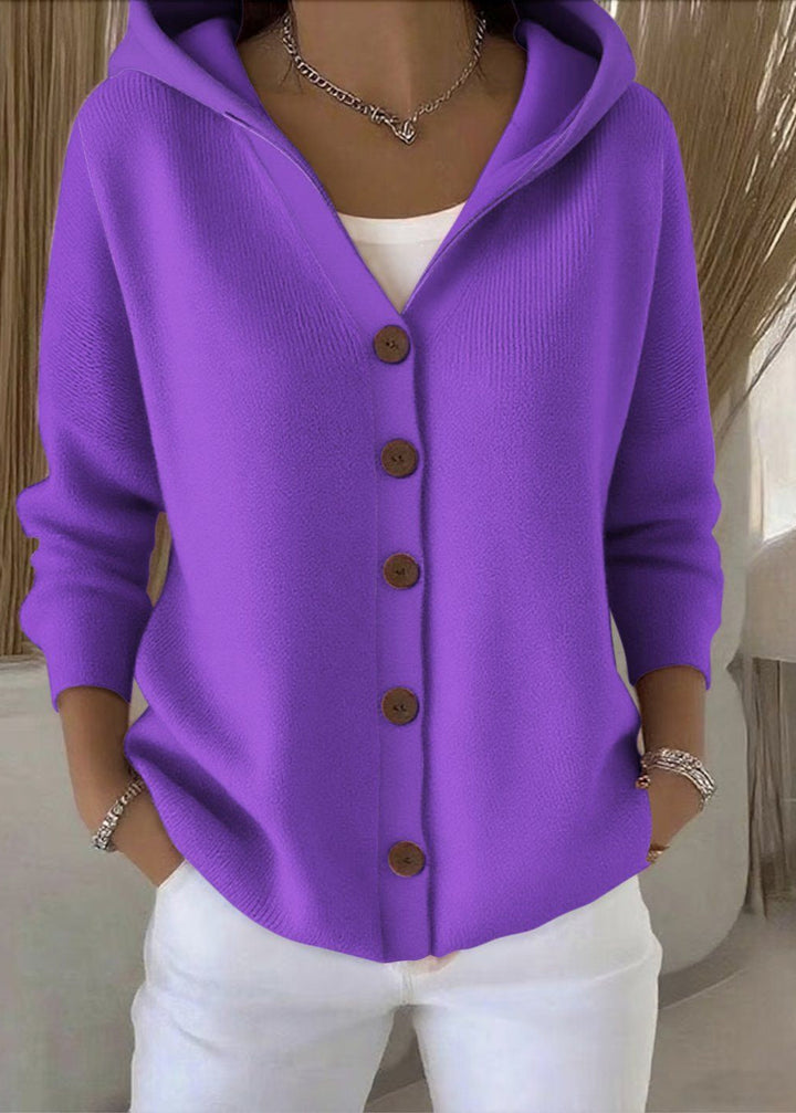 Isabel | Veste en tricot casual à capuche pour femmes