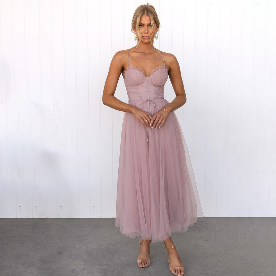 Franca - Robe midi élégante et contemporaine