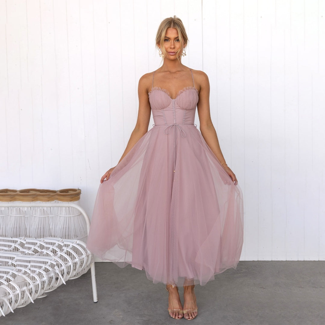Franca - Robe midi élégante et contemporaine