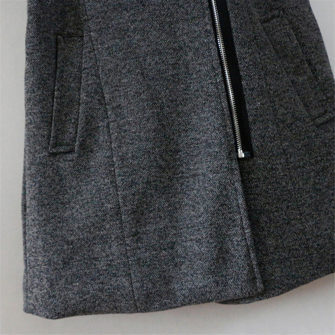 Veste d'hiver Femme Avec Capuche | Longue Coupe Avec Fermeture Éclair