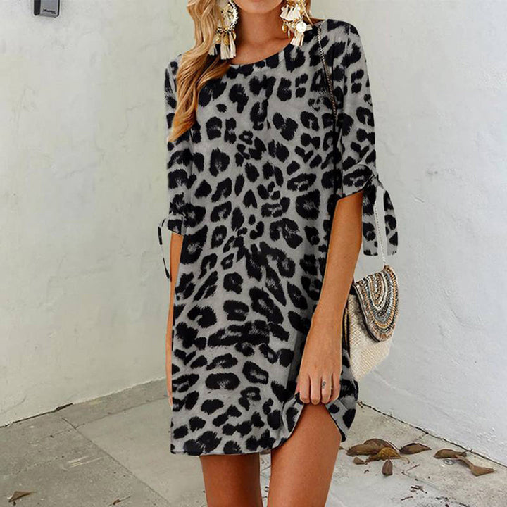 Bernadette – Belle robe mini avec motif léopard