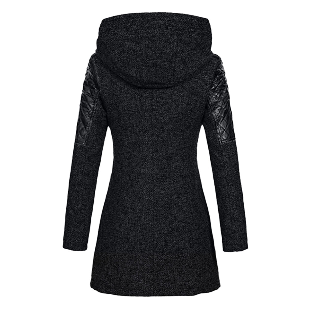 Veste d'hiver Femme Avec Capuche | Longue Coupe Avec Fermeture Éclair