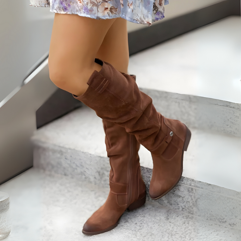 Bottes pour femmes | Bottes hautes classiques pour le quotidien et les loisirs