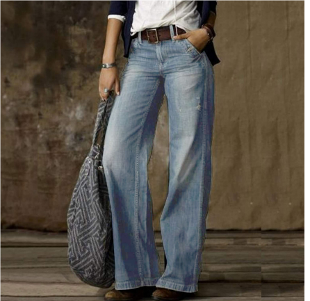Jeans Vintage Femme Légers | Taille Haute