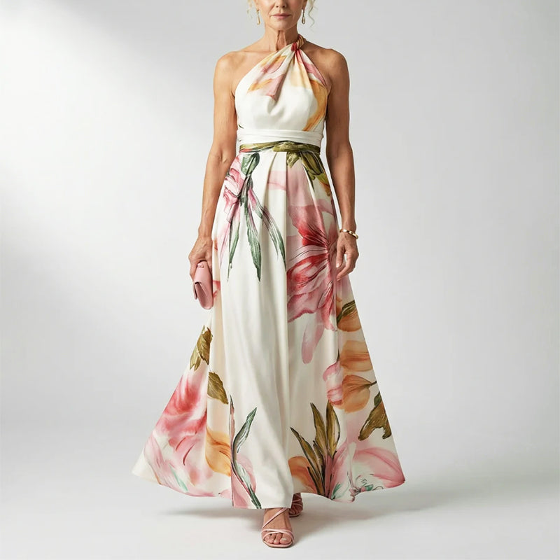 Jessica | Robe de soirée femme à imprimé floral