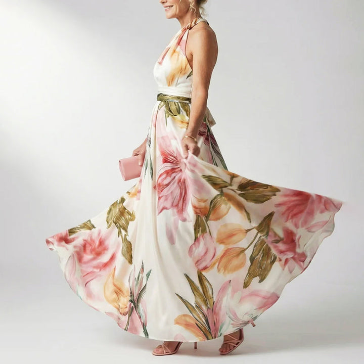 Jessica | Robe de soirée femme à imprimé floral