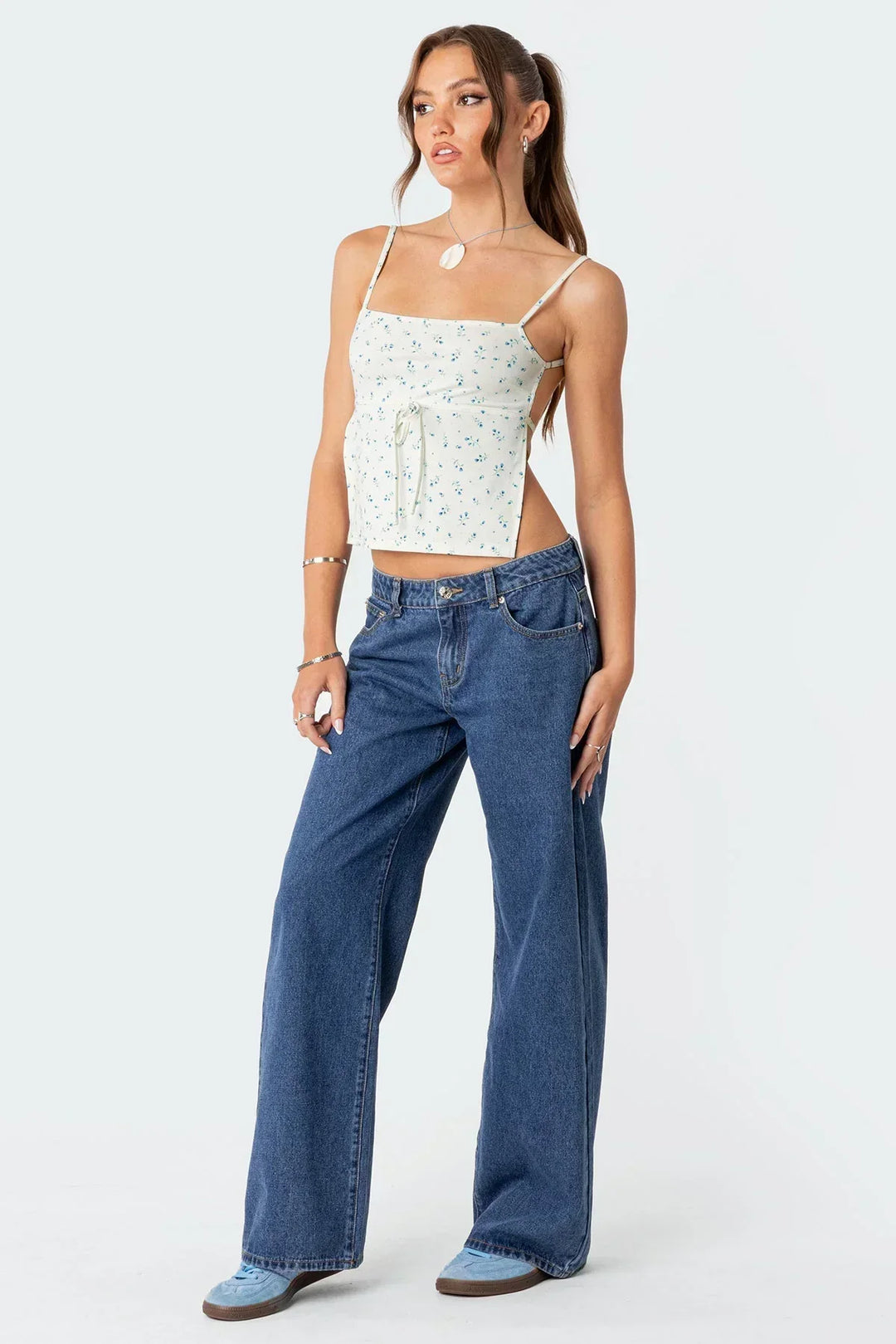 Paula | Jean bas moderne pour femmes au style rétro