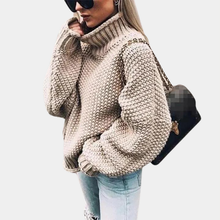 Pull à col roulé pour femmes | Chaud