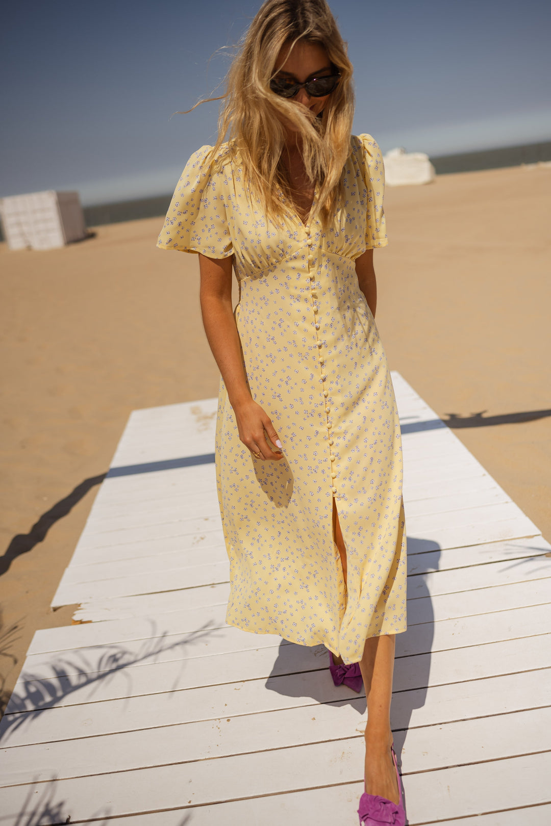 Diana™ | La Robe Midi d'Été à Fleurs