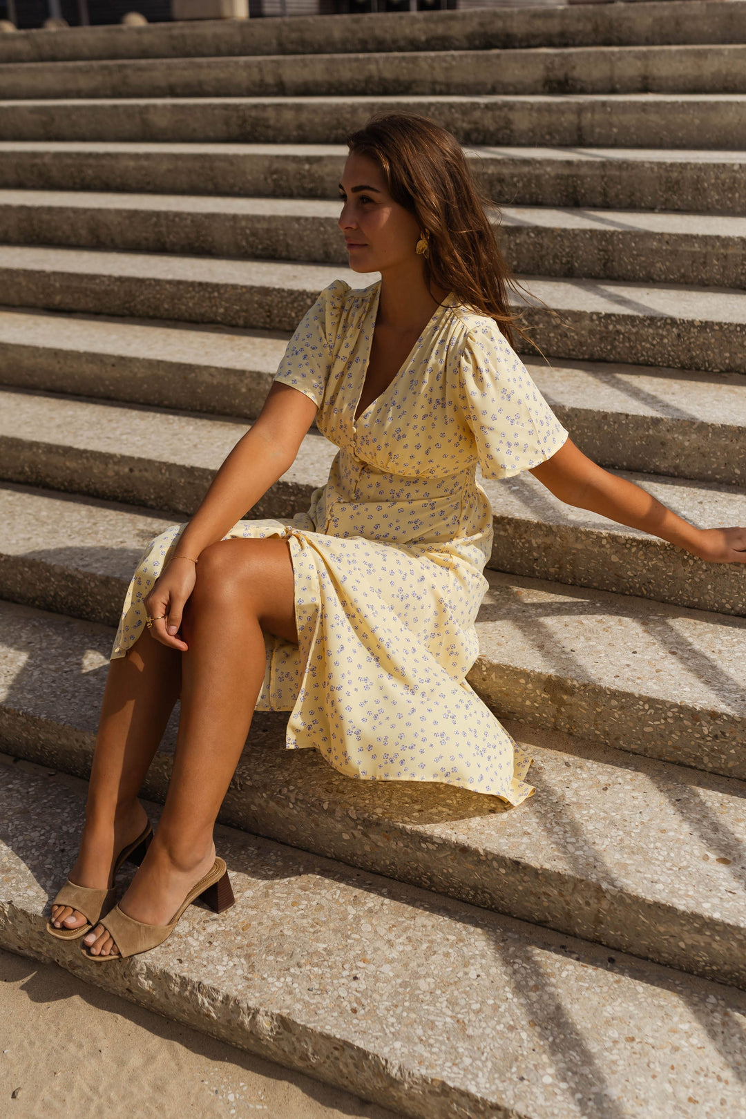 Diana™ | La Robe Midi d'Été à Fleurs