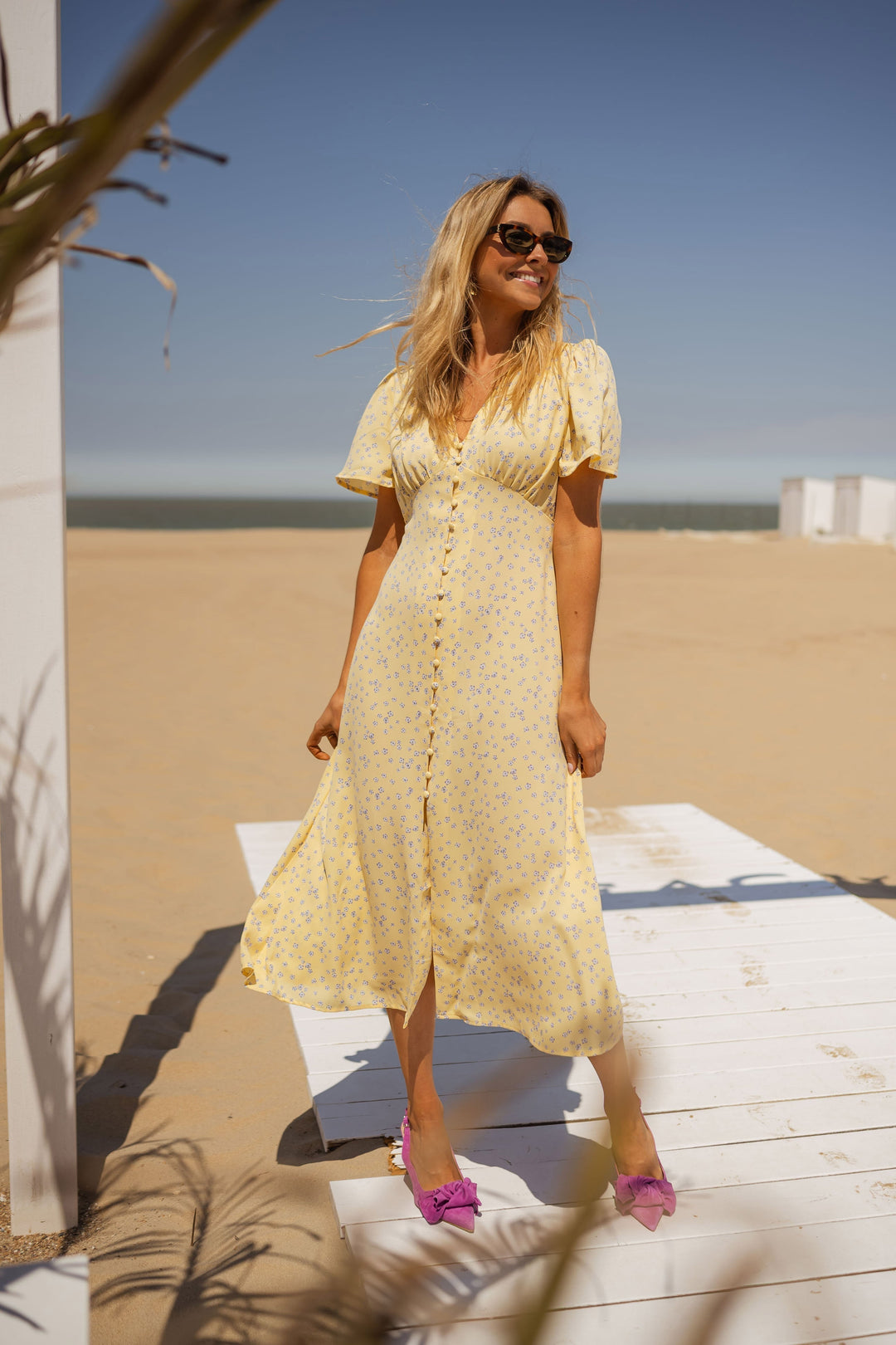 Diana™ | La Robe Midi d'Été à Fleurs
