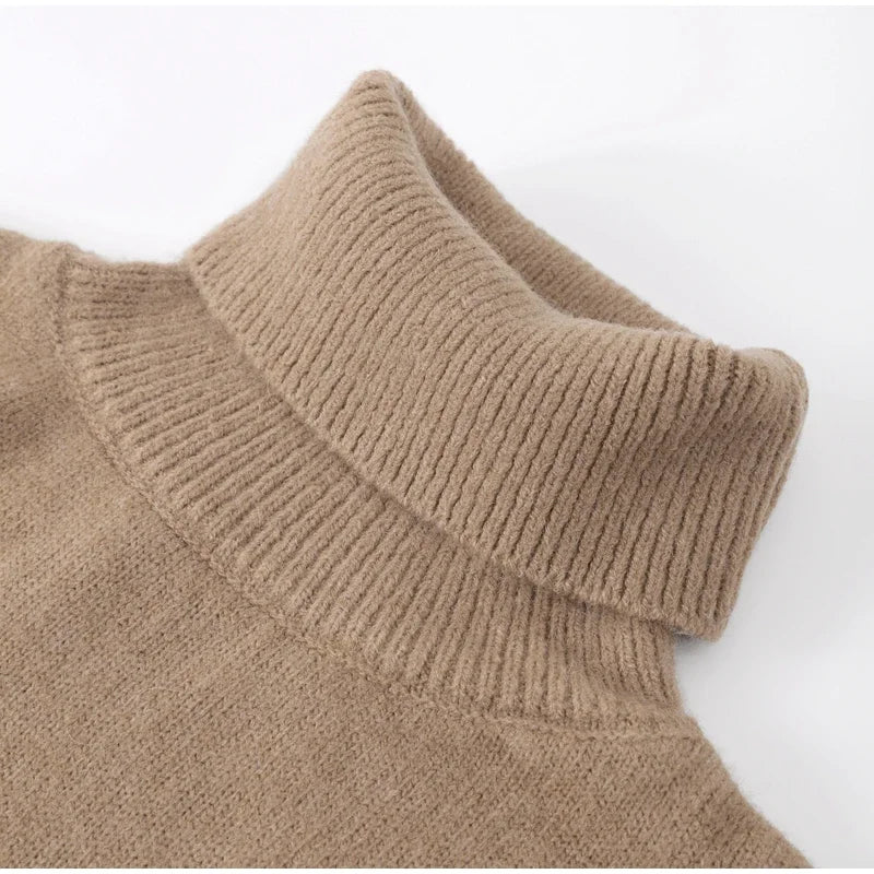 Pull Femme Col Roulé Doux | Élégant & Chaud