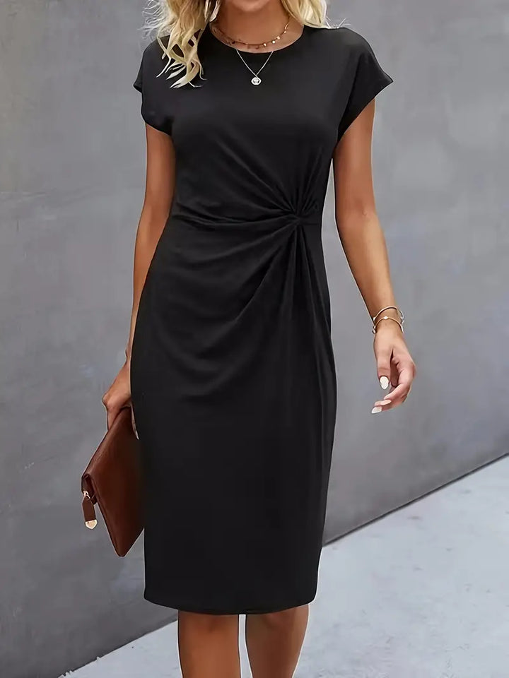 Yolande | Robe midi fluide polyvalente pour femmes