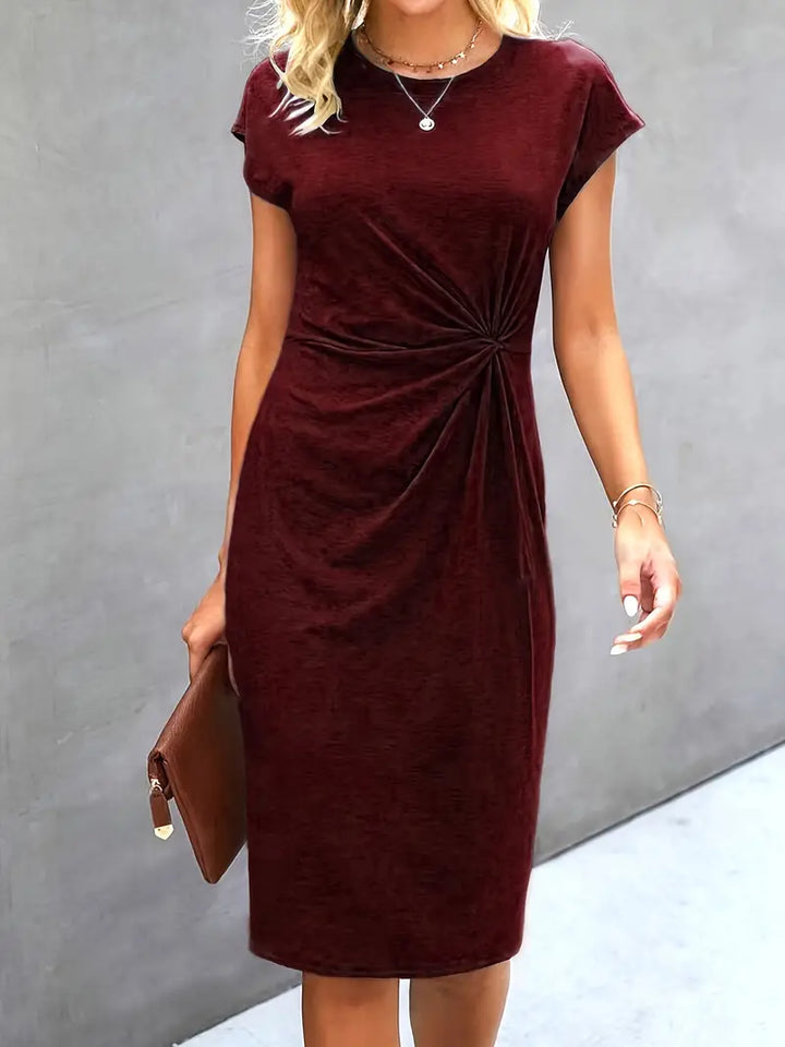 Yolande | Robe midi fluide polyvalente pour femmes