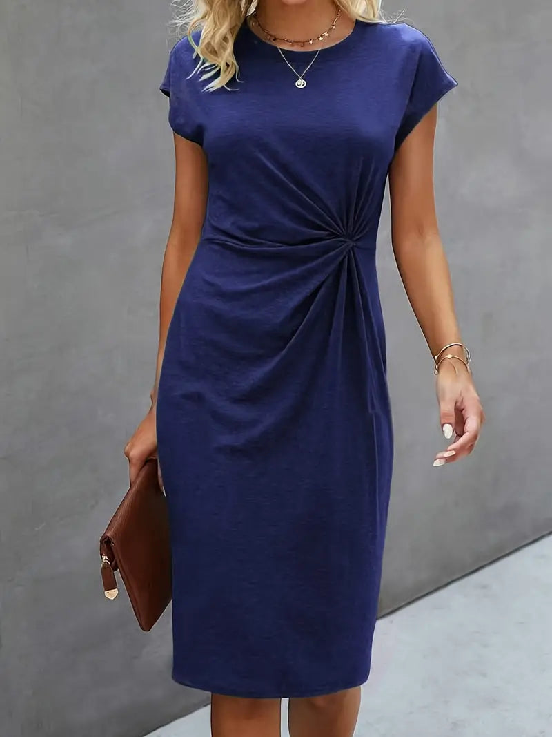 Yolande | Robe midi fluide polyvalente pour femmes