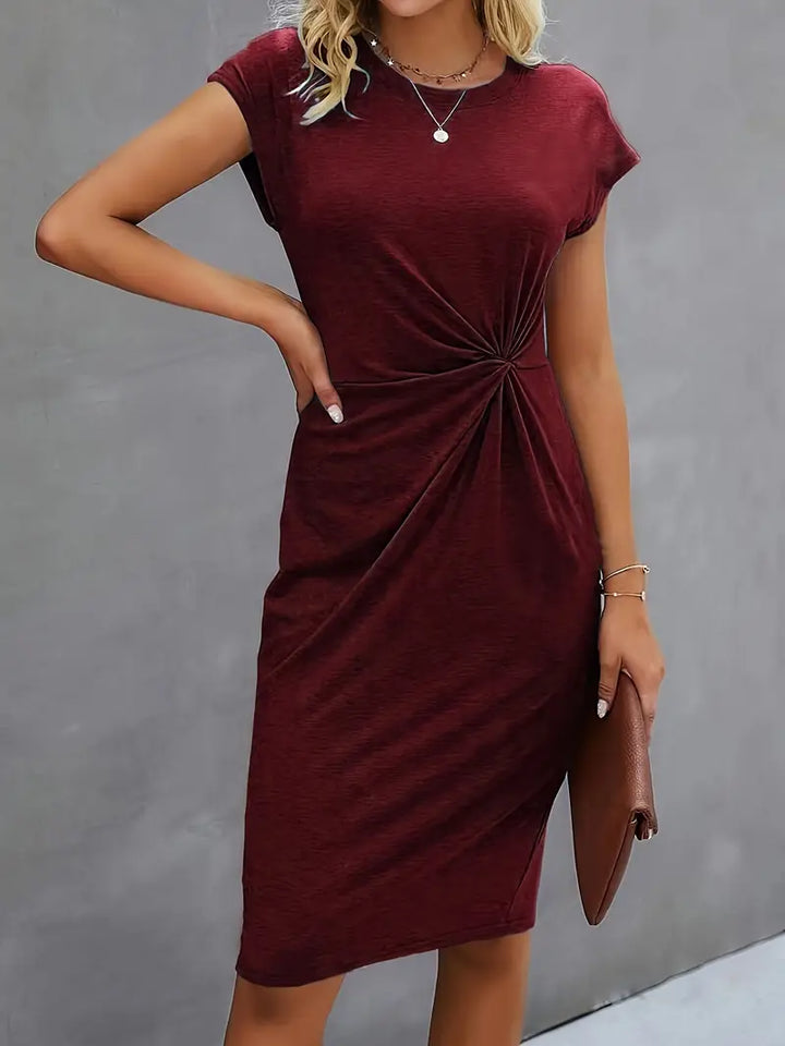 Yolande | Robe midi fluide polyvalente pour femmes