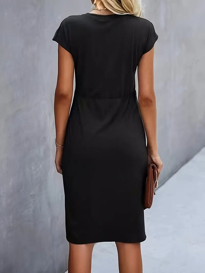 Yolande | Robe midi fluide polyvalente pour femmes
