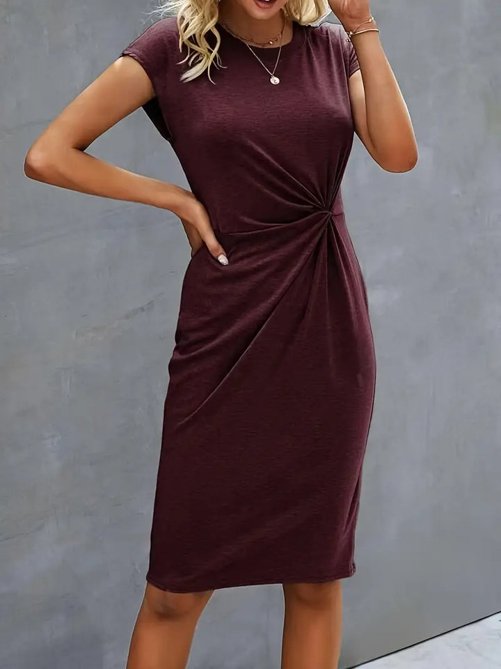Yolande | Robe midi fluide polyvalente pour femmes