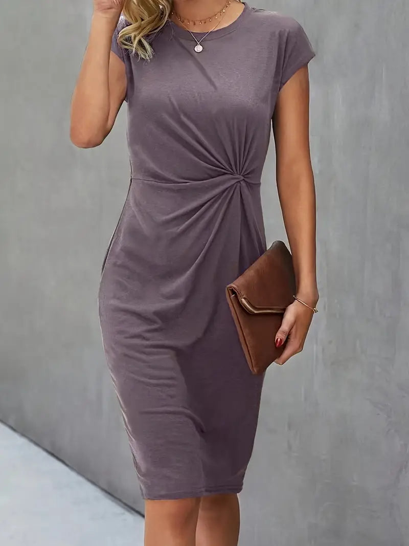Yolande | Robe midi fluide polyvalente pour femmes