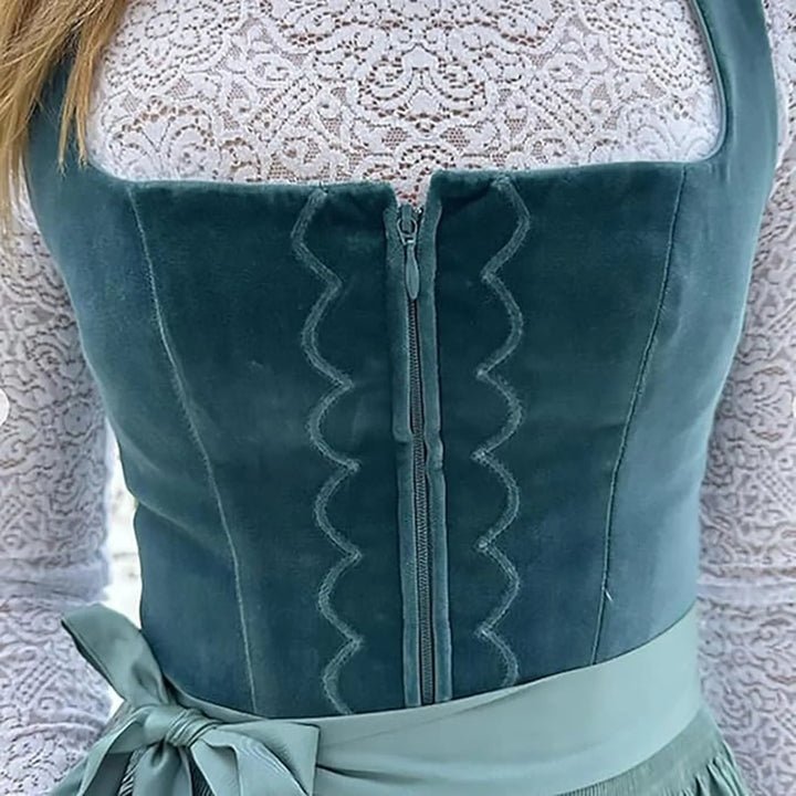 Robe Dirndl Vintage Élégante pour Femmes - Oktoberfest