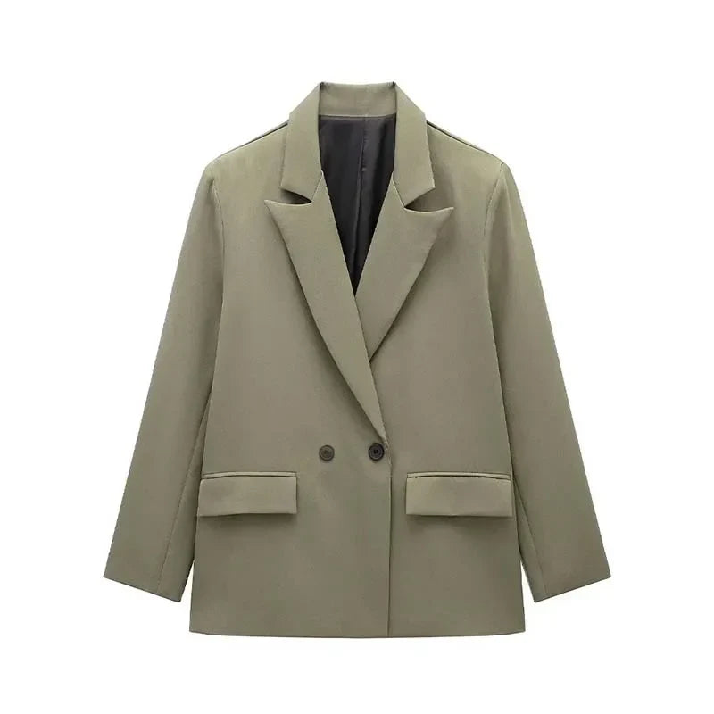 Valloré | Manteau pour femmes à double boutonnage élégant