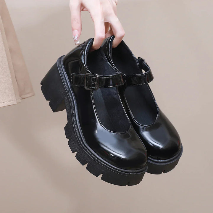 Chaussures Dirndl pour Femmes | Sangle à Boucle avec Semelle Large