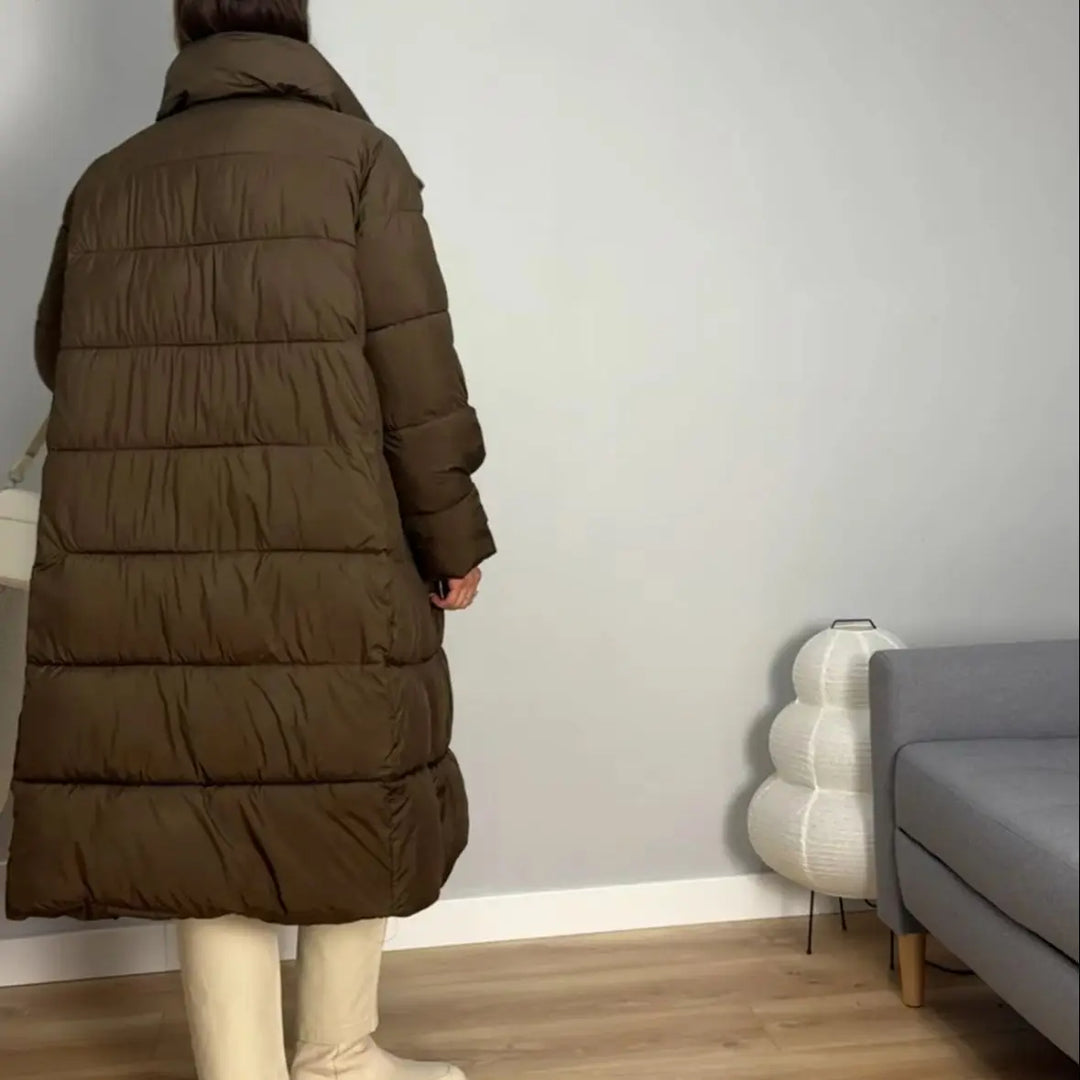 Manteau d'hiver long pour femmes Chaud et Élégant