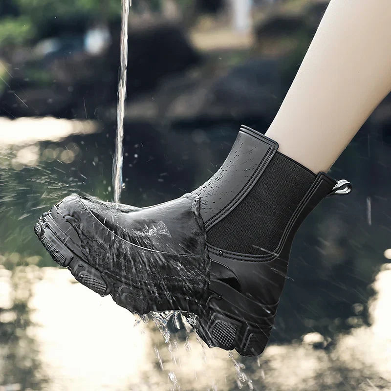 Bottes en caoutchouc imperméables pour femmes | Tige courte