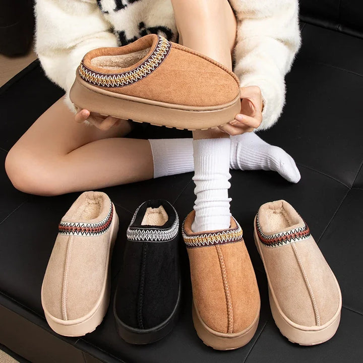 Bottes Classiques pour Femmes avec Semelle Épaisse
