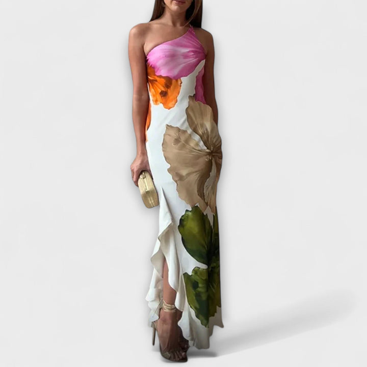 Le Sapphire - Robe maxi patchwork élégante