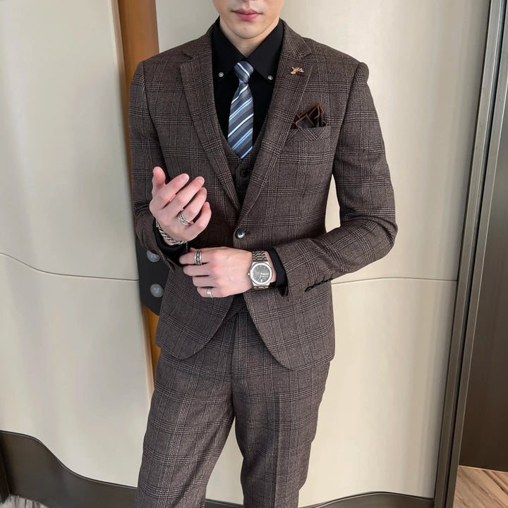 Costume élégant pour homme invité de mariage | Trois pièces