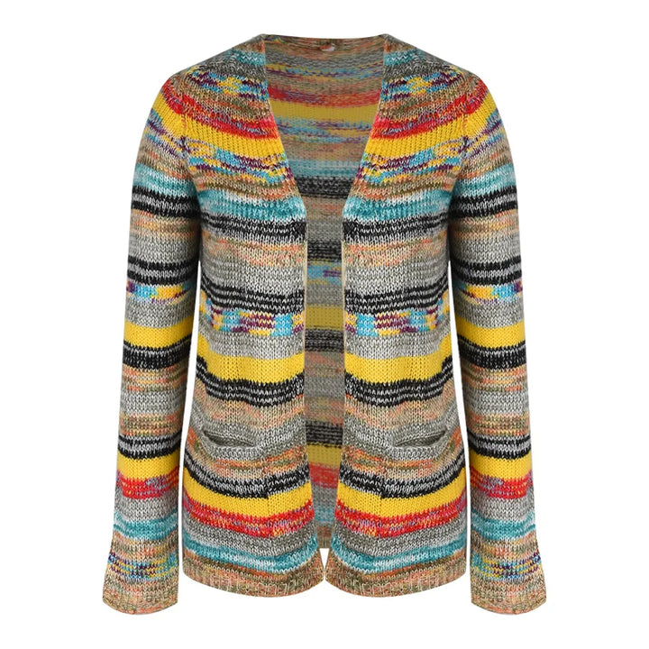 Elena | Cardigan en tricot élégant pour femmes avec fermeture éclair