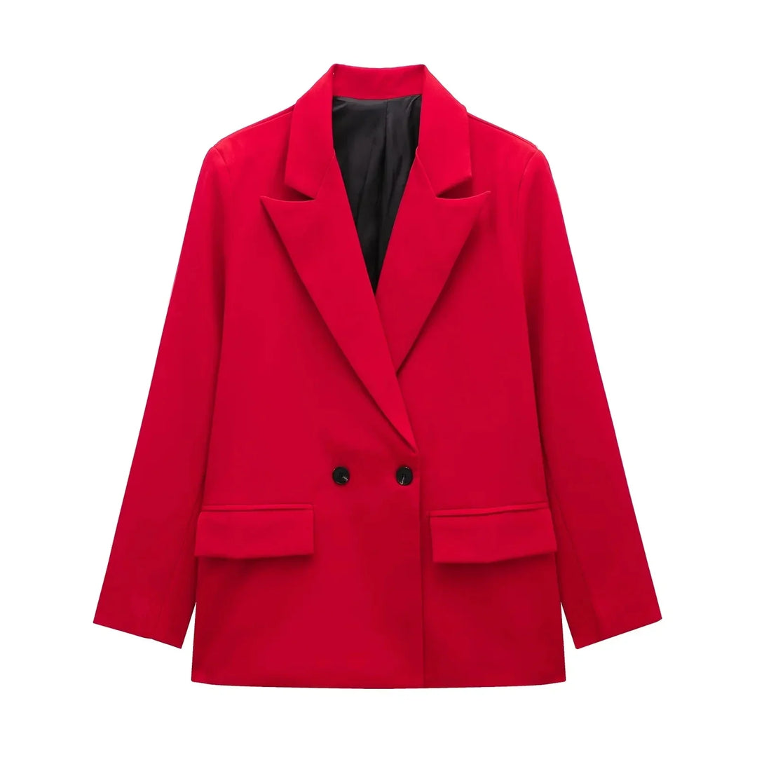 Valloré | Manteau pour femmes à double boutonnage élégant