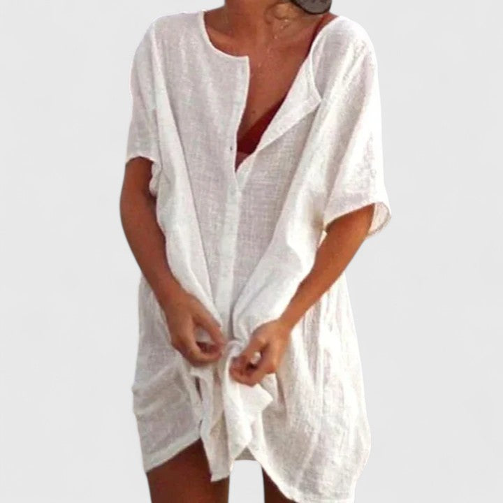 Magdalena | Robe Tunique Midi Décontractée pour Femmes