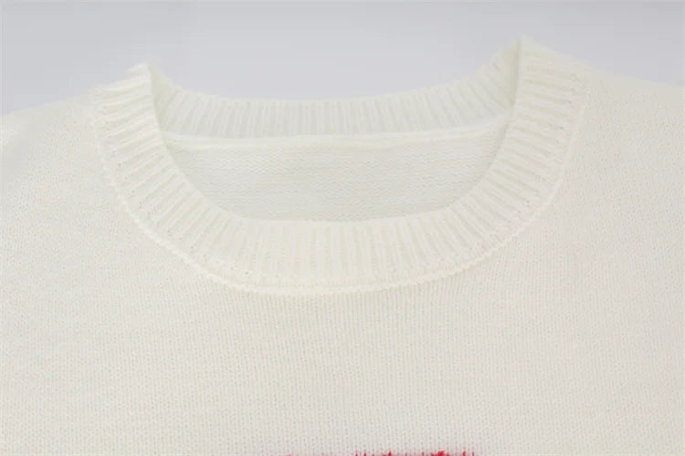 Maren | Pull en tricot à motif cœur pour femmes