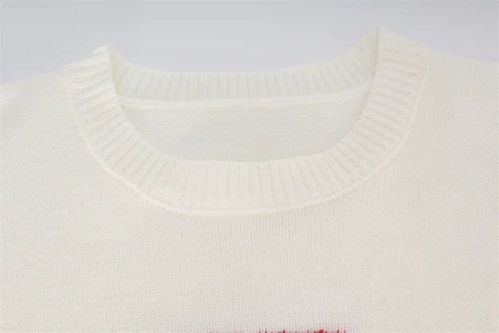 Maren | Pull en tricot à motif cœur pour femmes